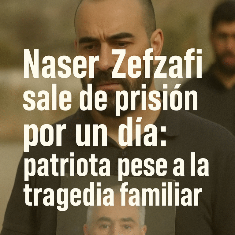 خروج ناصر الزفزافي من السجن ليوم واحد: وطني رغم المأساة العائلية
