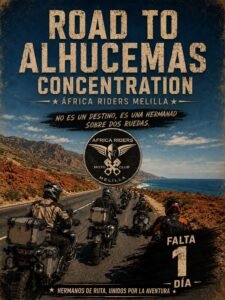 ¡El rugido de las dos ruedas unifica el norte! África Riders Melilla y Motoclub Ceuta listos para conquistar la 5ª Edición del «Rassemblement des Amis Alhuseima»