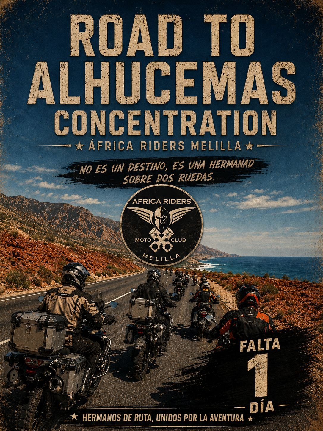 ¡El rugido de las dos ruedas unifica el norte! África Riders Melilla y Motoclub Ceuta listos para conquistar la 5ª Edición del «Rassemblement des Amis Alhuseima»